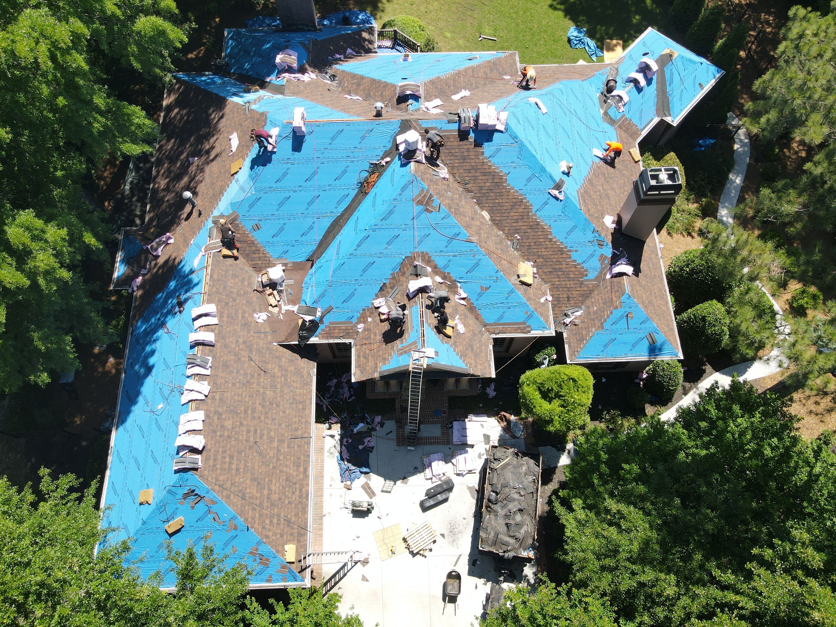 Residential Roofing Installation using Owens Corning by Inspector Roofing and Restoration