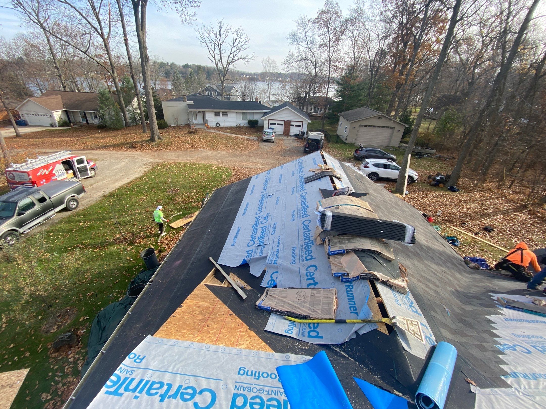 Roof Replacement using CertainTeed Landmark by 180 Contractors