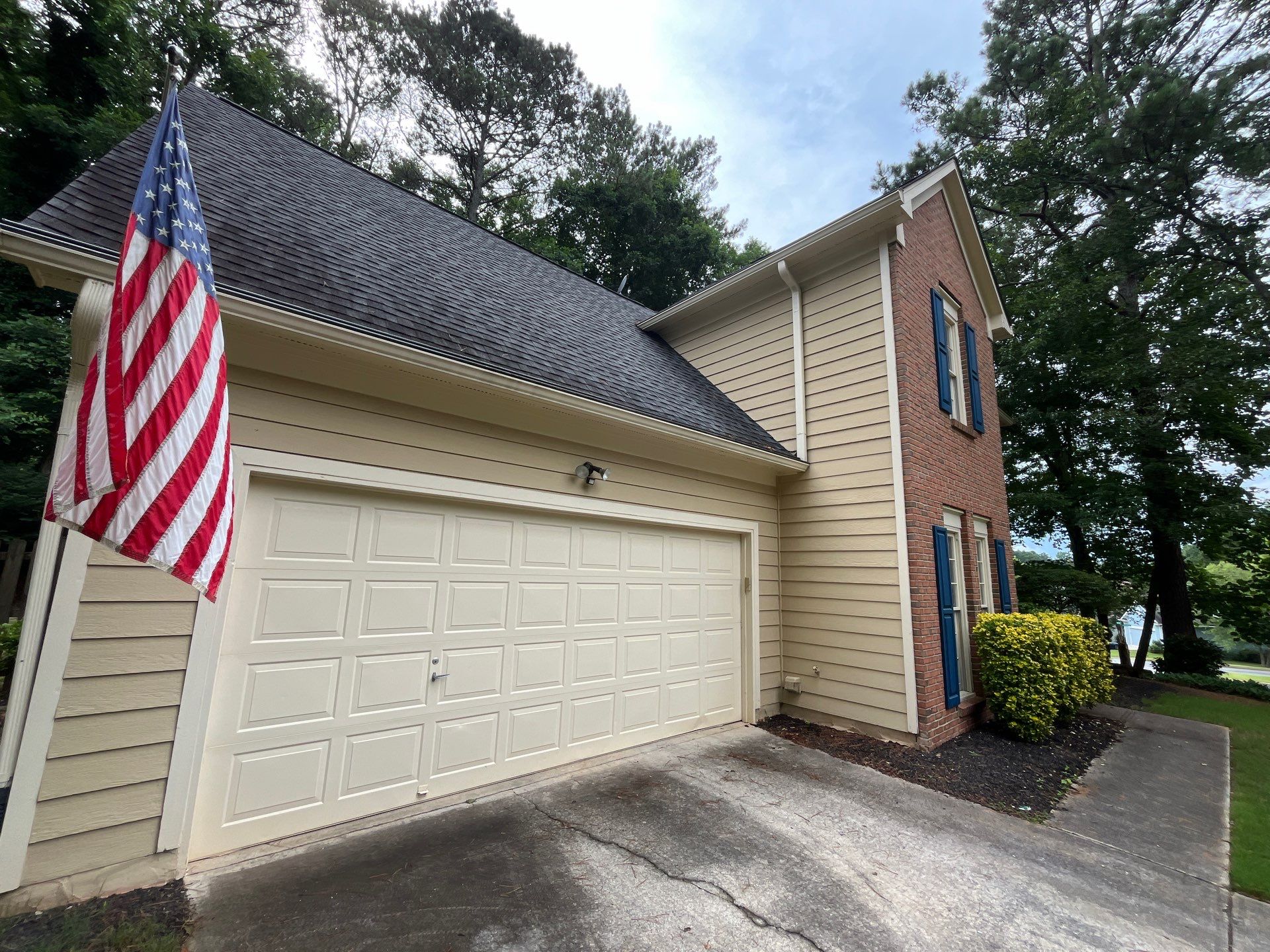 Siding and Rotten Wood Replacement with Exterior Painting in Woodstock,GA by Nelson Exteriors