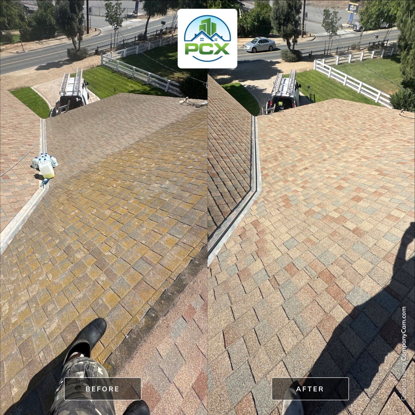 Norco Shingle Roof Soft Wash by Property Cleaning Experts, LLC