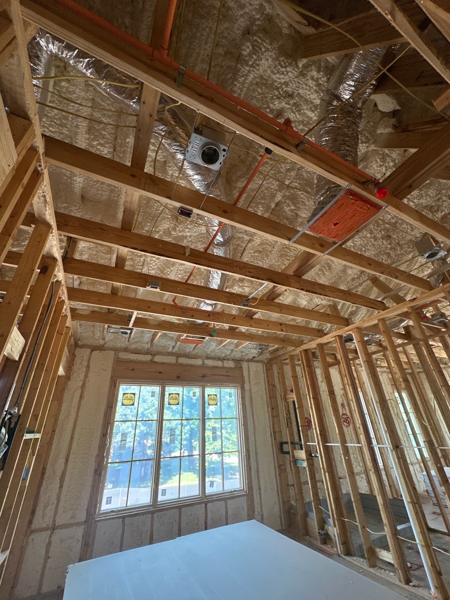 Full encapsulation open cell foam Dallas TX by Apex Insulation Solutions