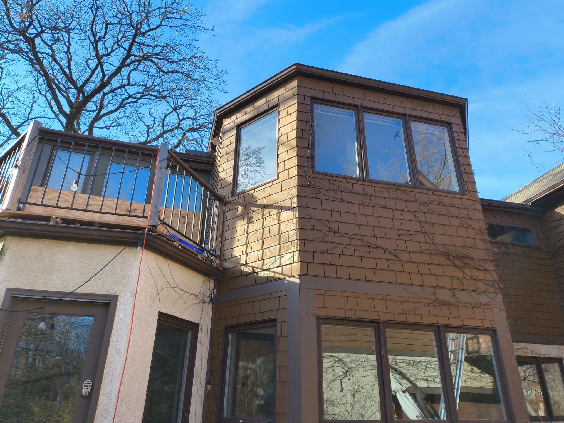 5" Musket Brown Gutter Installation – Edina, MN by Next Level Seamless Gutters / Exteriors Inc.