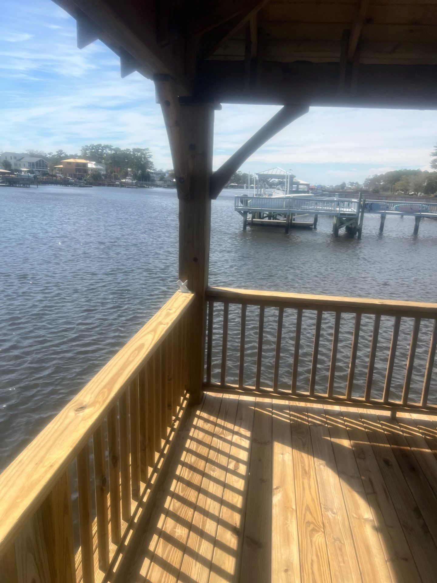 Dock using Wood Sealant by DuraSeal