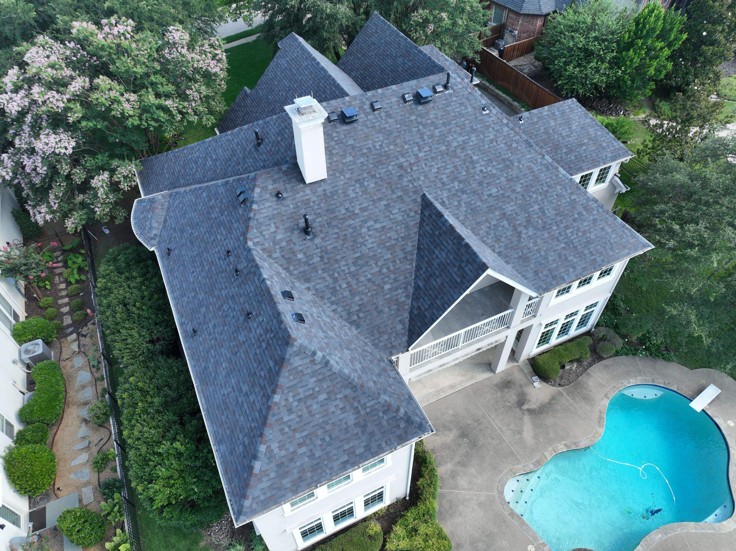 Residential Roofing Installation using Malarkey Vista Black Oak by OneSource Roofing and Restoration