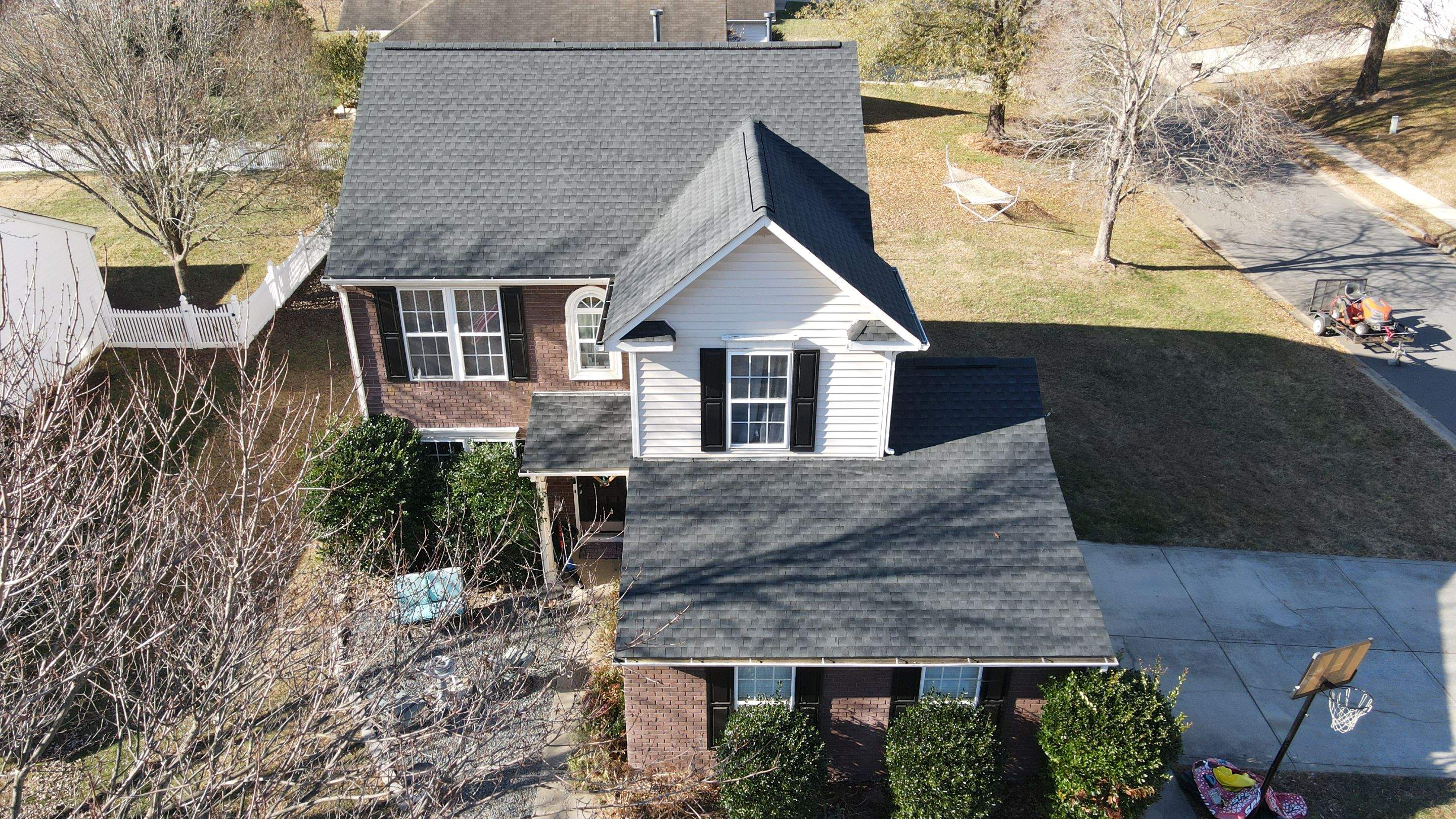 Residential Roofing Installation using GAF Timberline HDZ Charcoal by RISE Roofing & Restoration, LLC