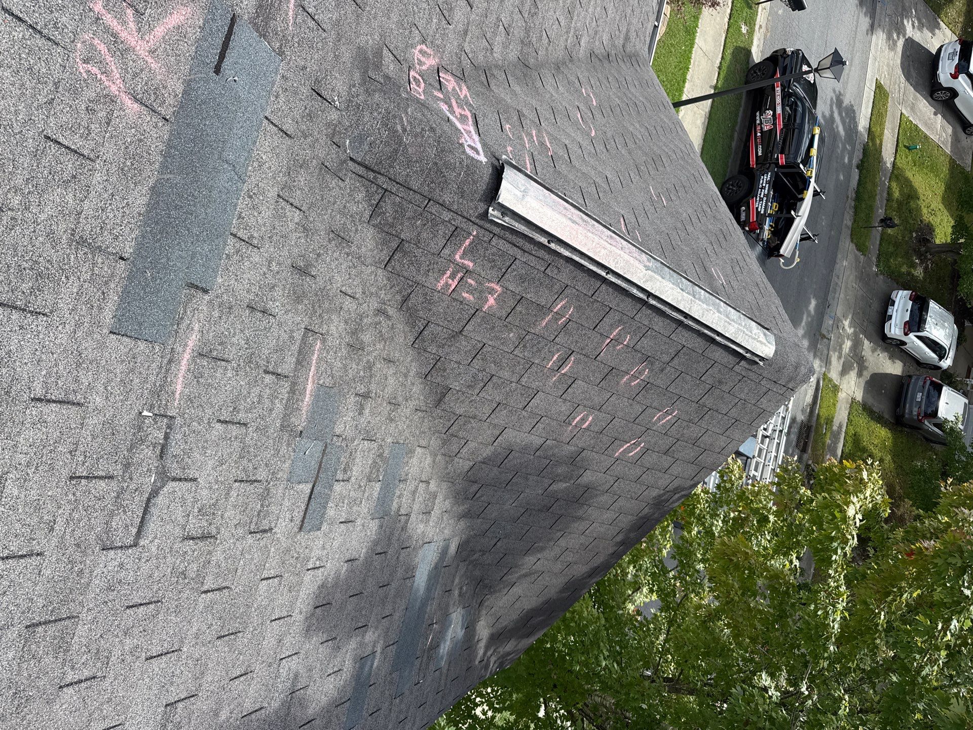 Roof and gutter replacement by hail and wind damage by Just Brilliant Restoration JBR
