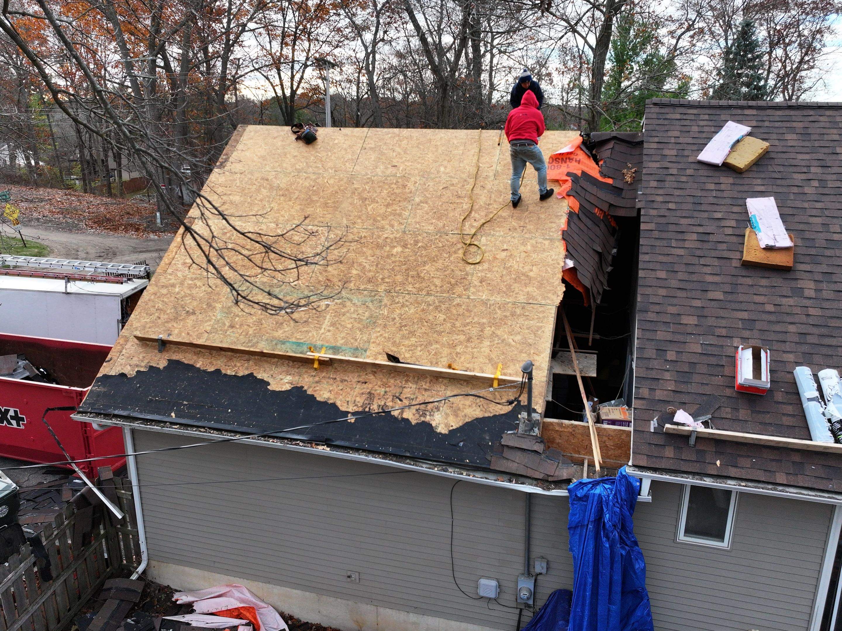 Tree Damage in Lake Orion, MI by Storm Guard - Metro Detroit North