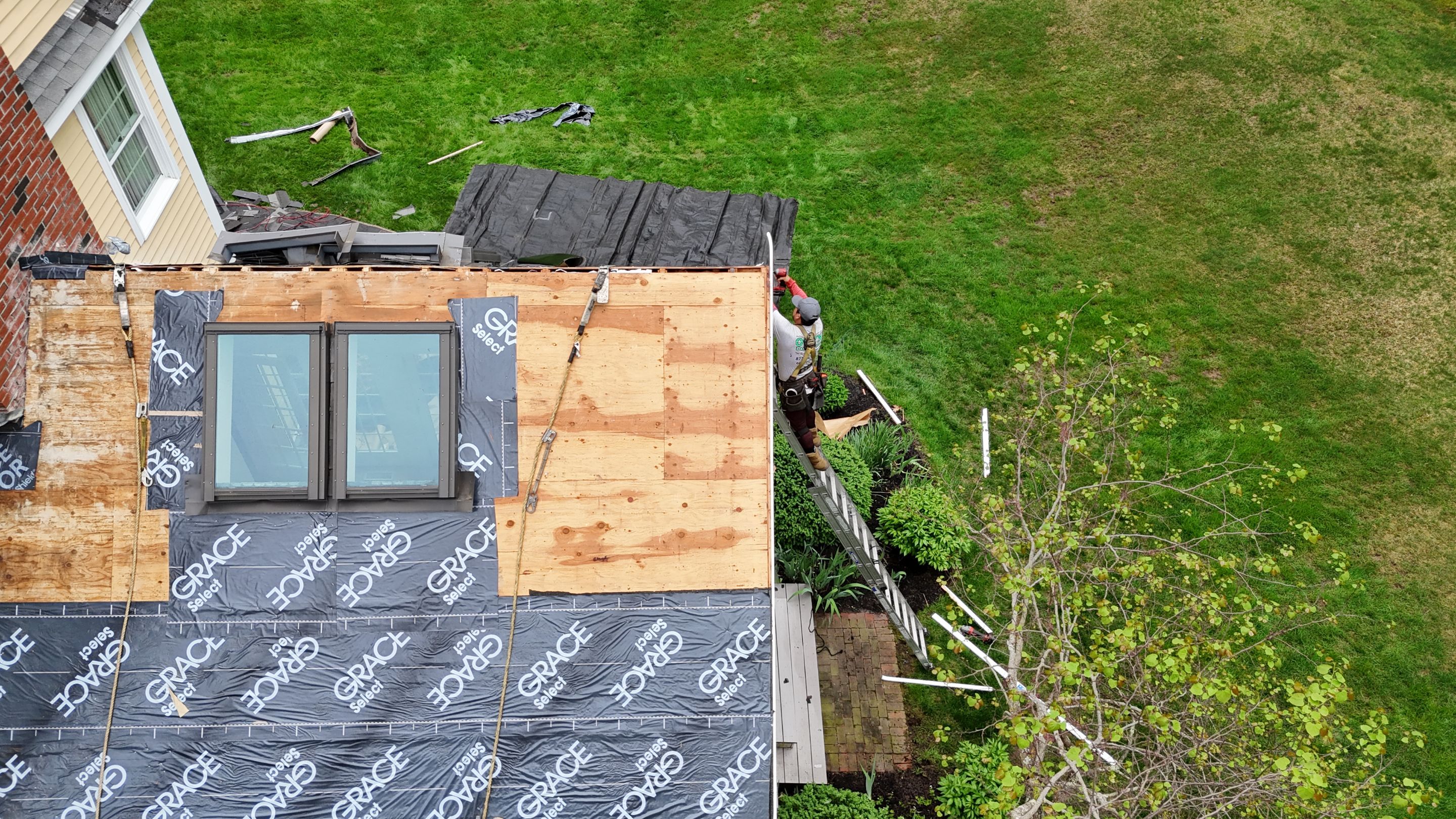 Roof Replacement with Owens Corning Shingles and Copper Flashing by Mighty Dog Roofing of Greater Middlesex County
