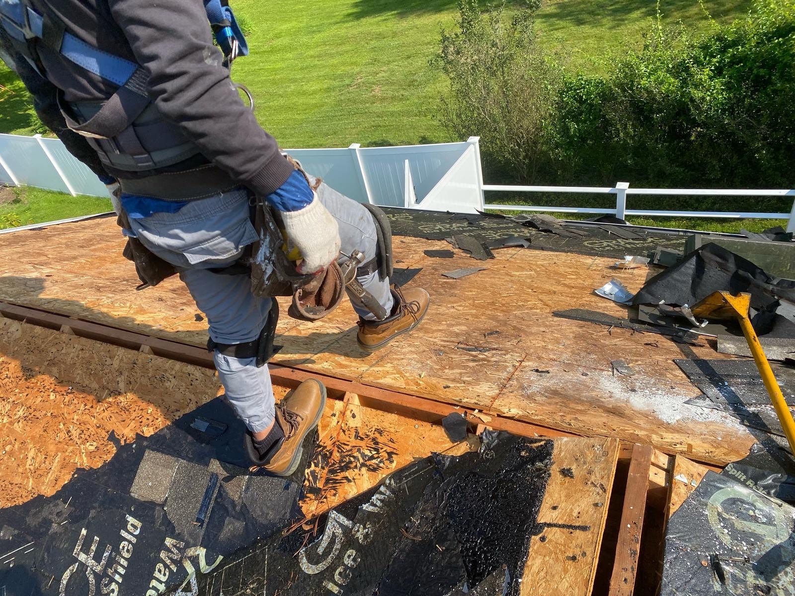 Full Roof Replacement & Chimney Repair – Onyx Black, MA by Mighty Dog Roofing of Greater Middlesex County