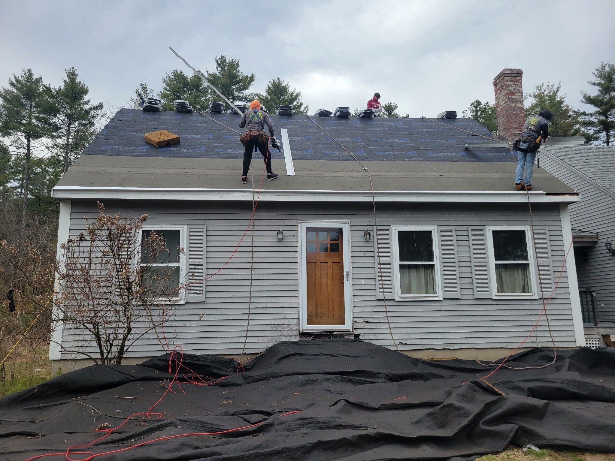 Residential Roof Replacement and IKO Cambridge Shingle Installation in Berwick by Tall pine roofing