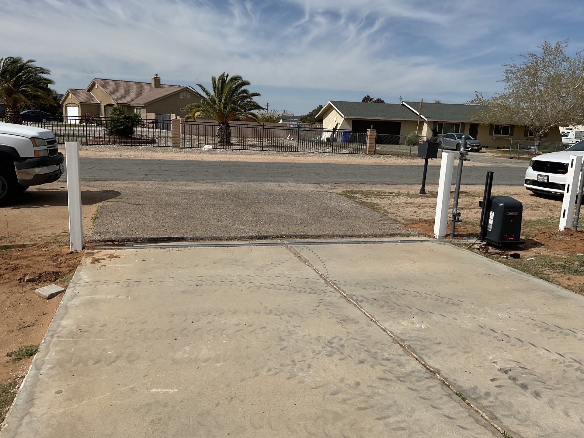 Fence Installation using Ranch Style Vinyl by Fence Guys Inc.