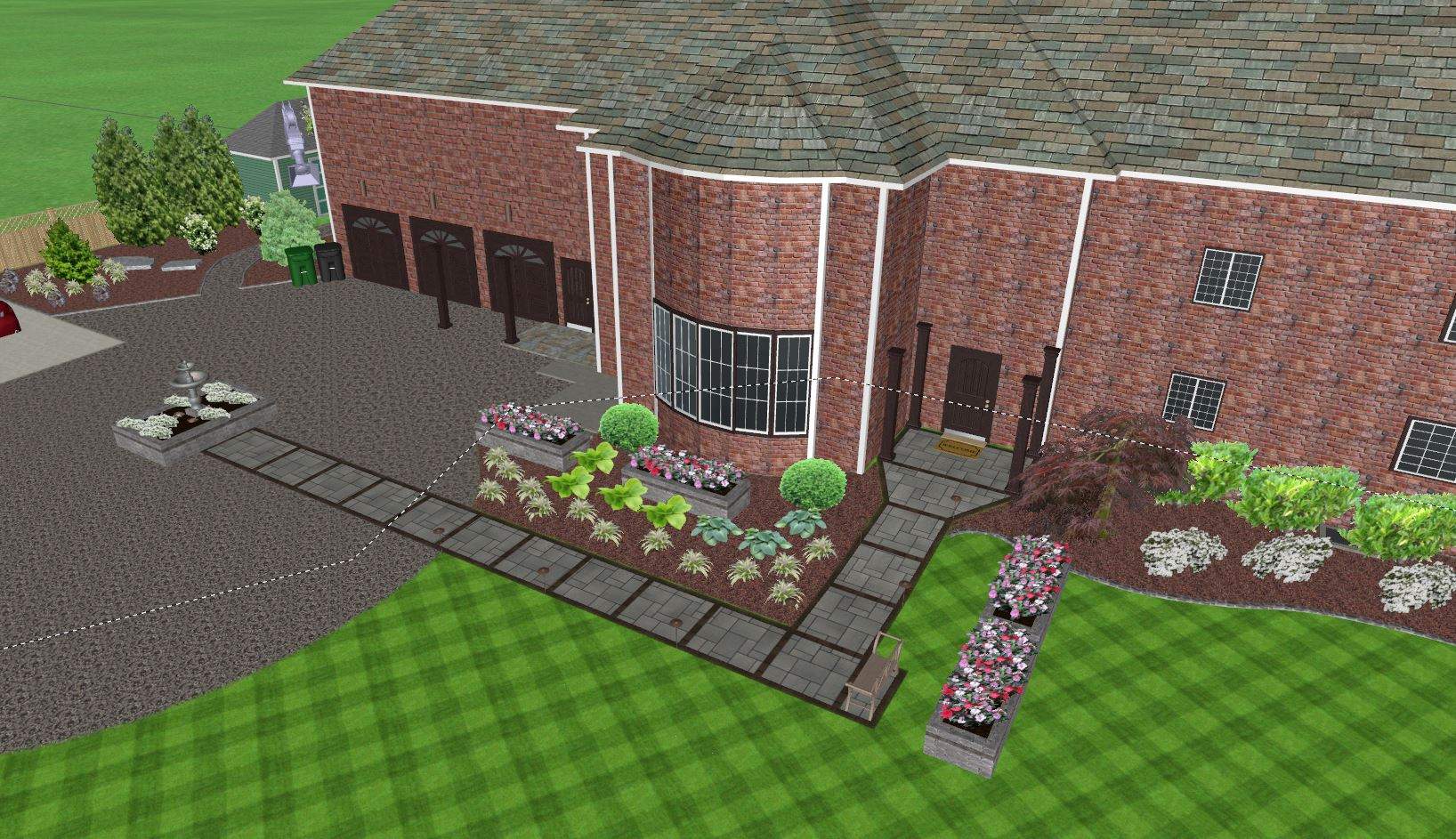 Hardscape Design & Install using Unilock Products by Reisenberg’s Lawn & Landscape, LLC