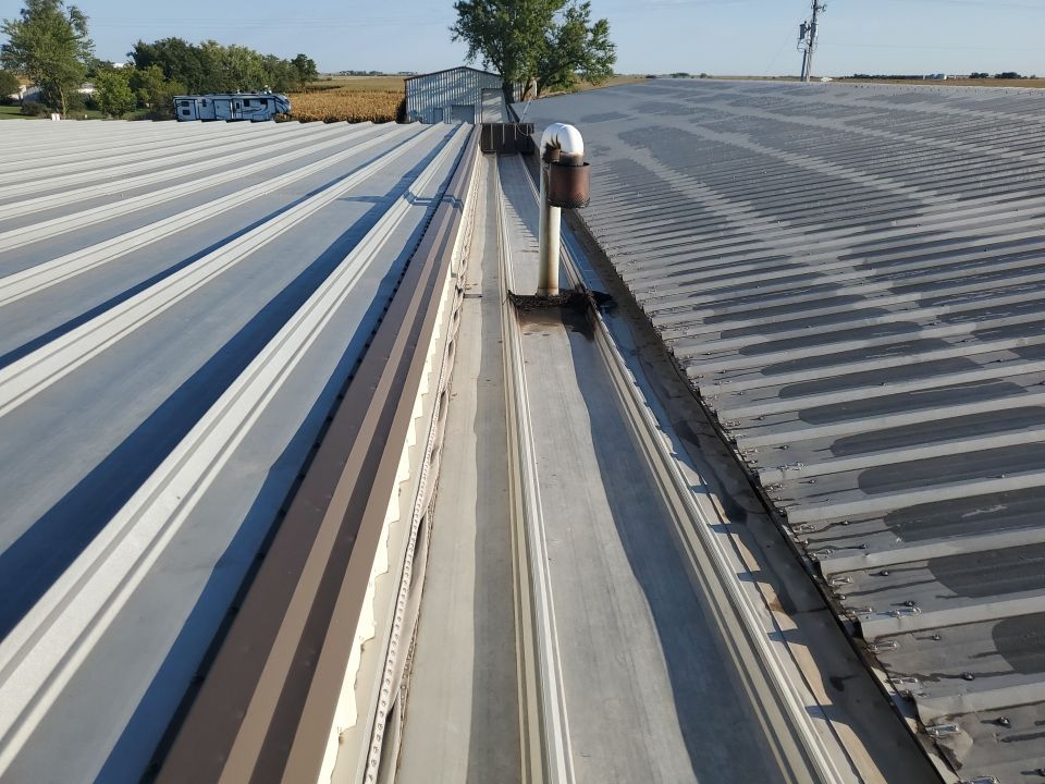 Metal Roof Restoration - Utica, NE by Tillotson Enterprises
