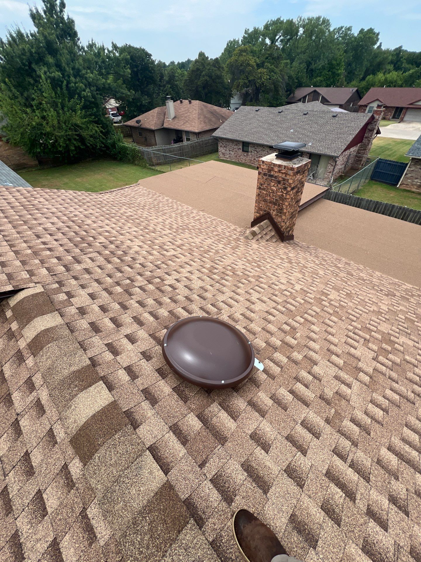 Roof Replacement and Gutter Installation in OKC, OK by McCann's Roofing and Construction