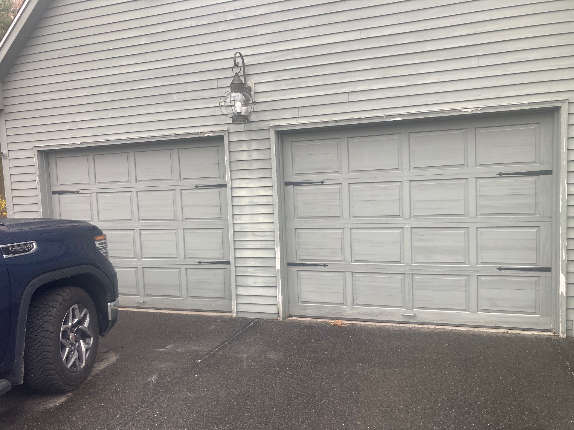Garage Door Installation using Amarr Classica Gaage door by DiGiorgi Roofing and Siding Inc