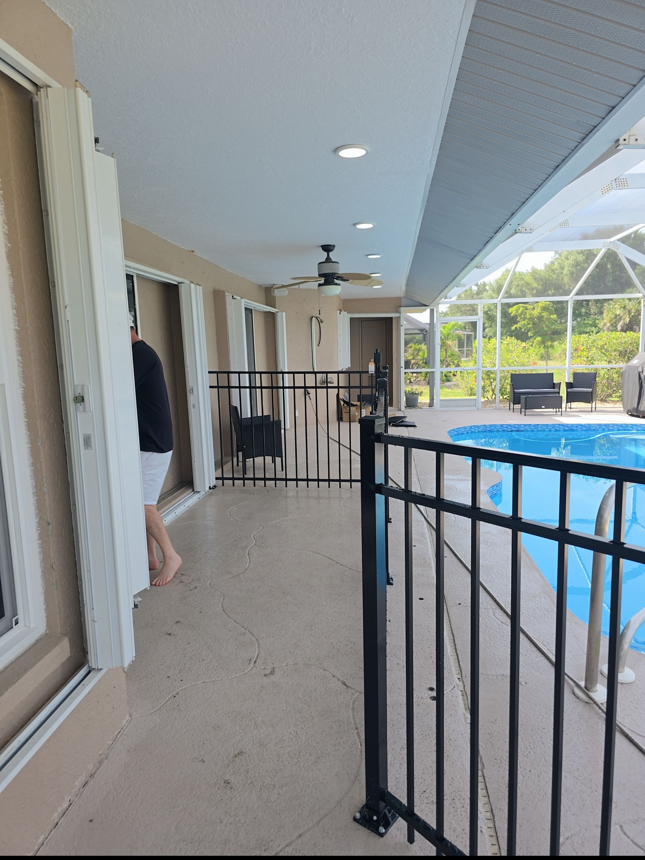Aluminum Pool Screen Enclosure and Safety Fencing in Punta Gorda by True Fence LLC