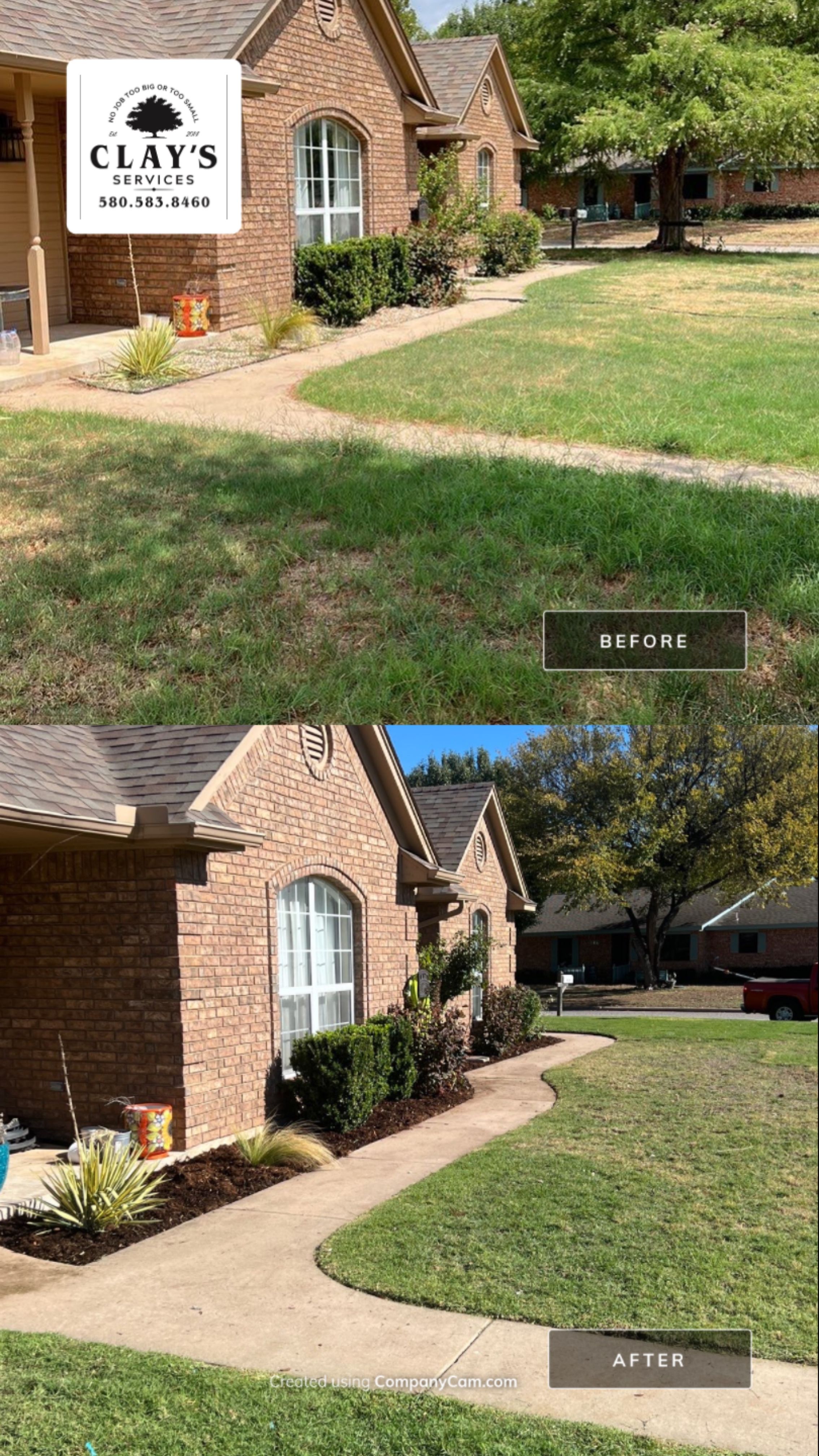 Tree removal , Concrete, Pergola, and sod install  by Clays Services Inc