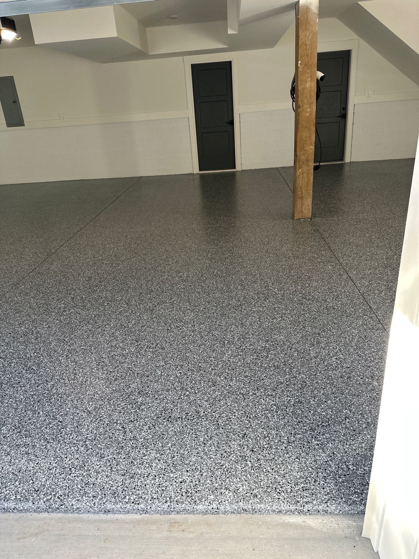 Garage Floor Coating using Wombat by My Garage Floor Guys