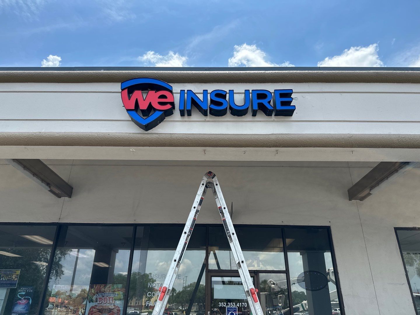 Channel Letters for WeInsure by SignCrafters