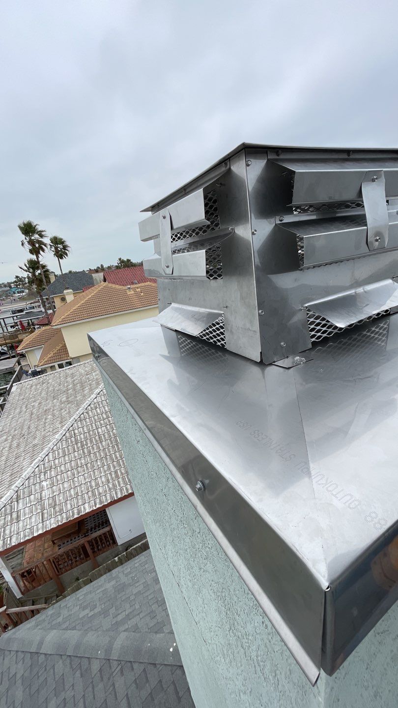 Chimney Cap Replacement by Lighthouse Roofing