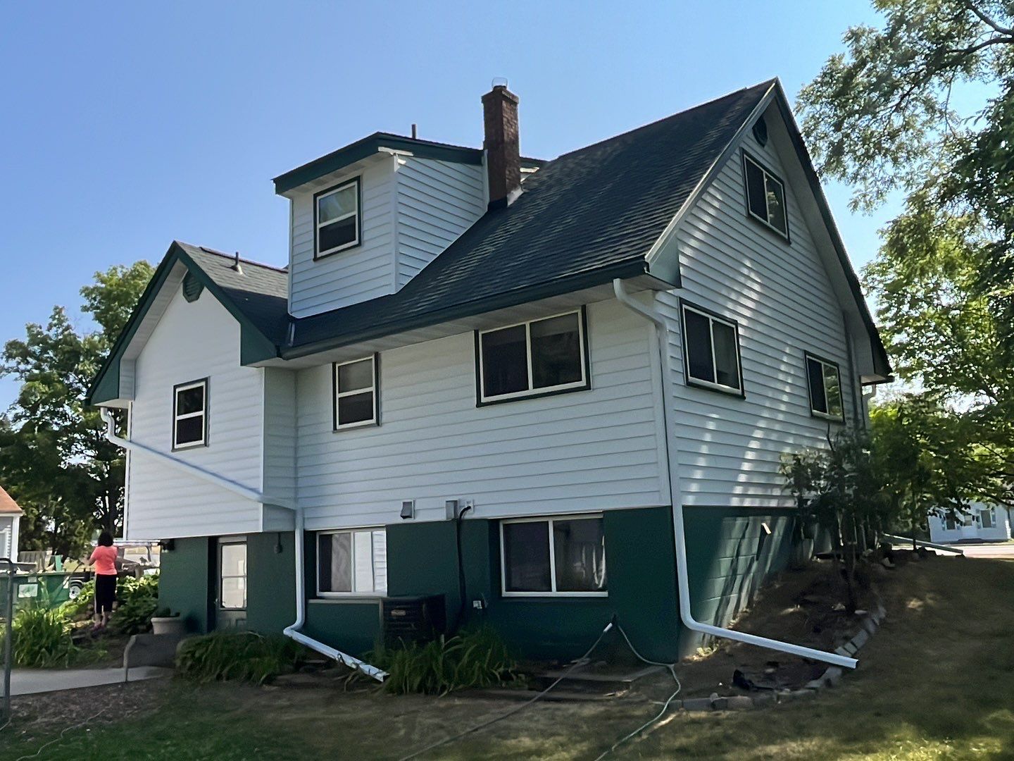 Full Exterior Restoration – Roof, Siding & Gutters | Insurance Approved | Hunter Green & Glacier White by First Impressions Exteriors