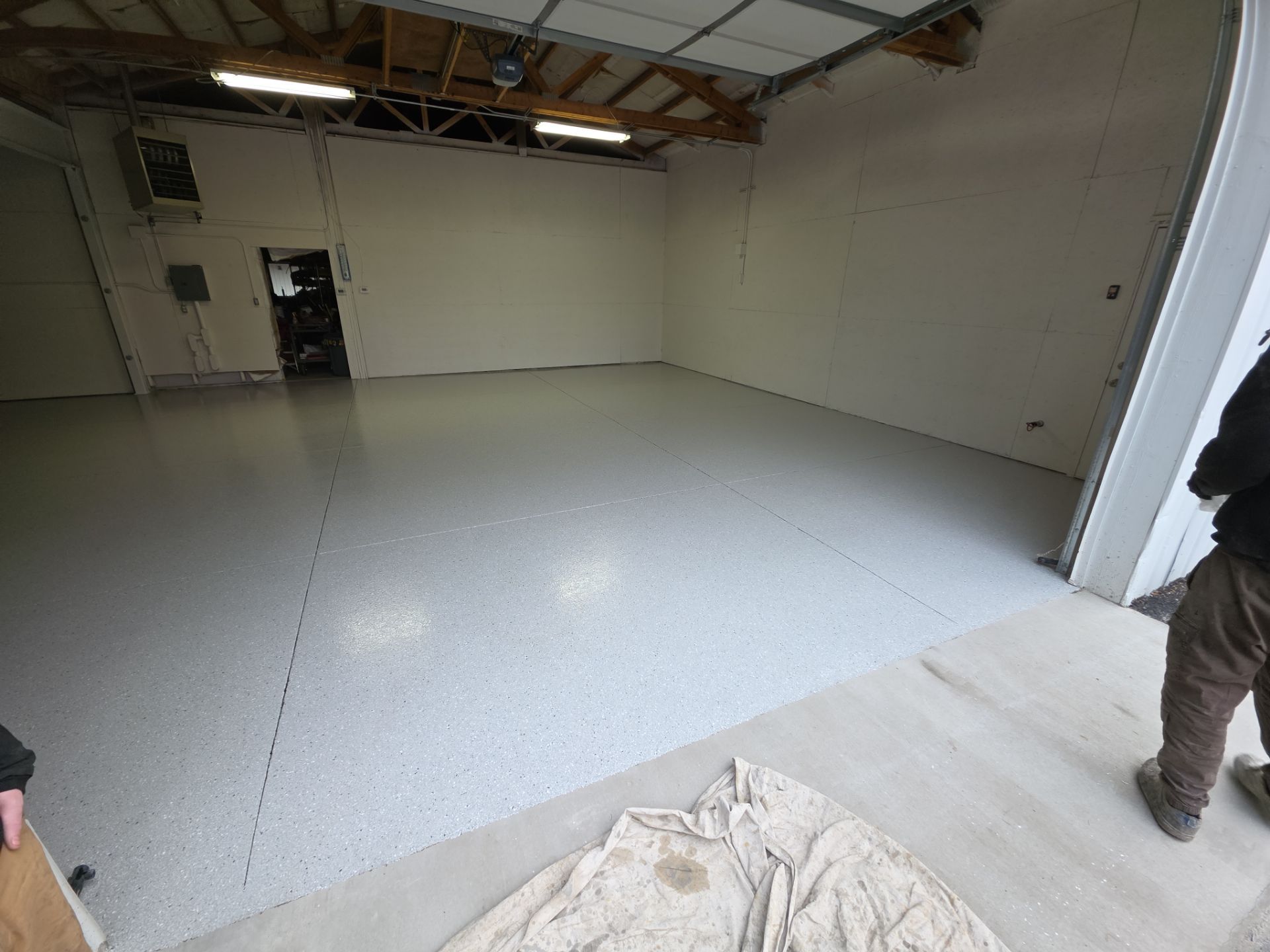 Shop Transformation using North Pole by Croc Coatings, LLC