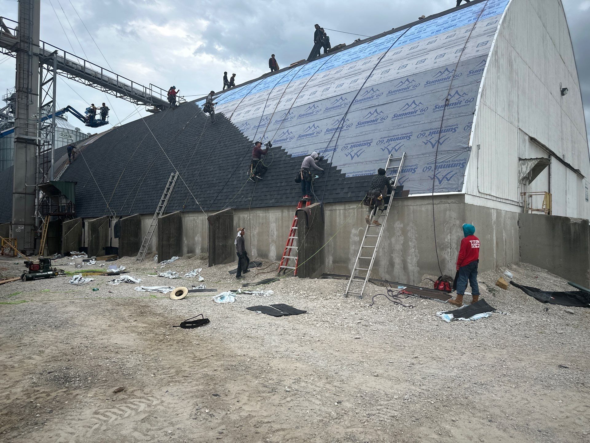 Commercial Roofing Install - Atlas Prolam  by Titan Commercial & Residential Roofing 