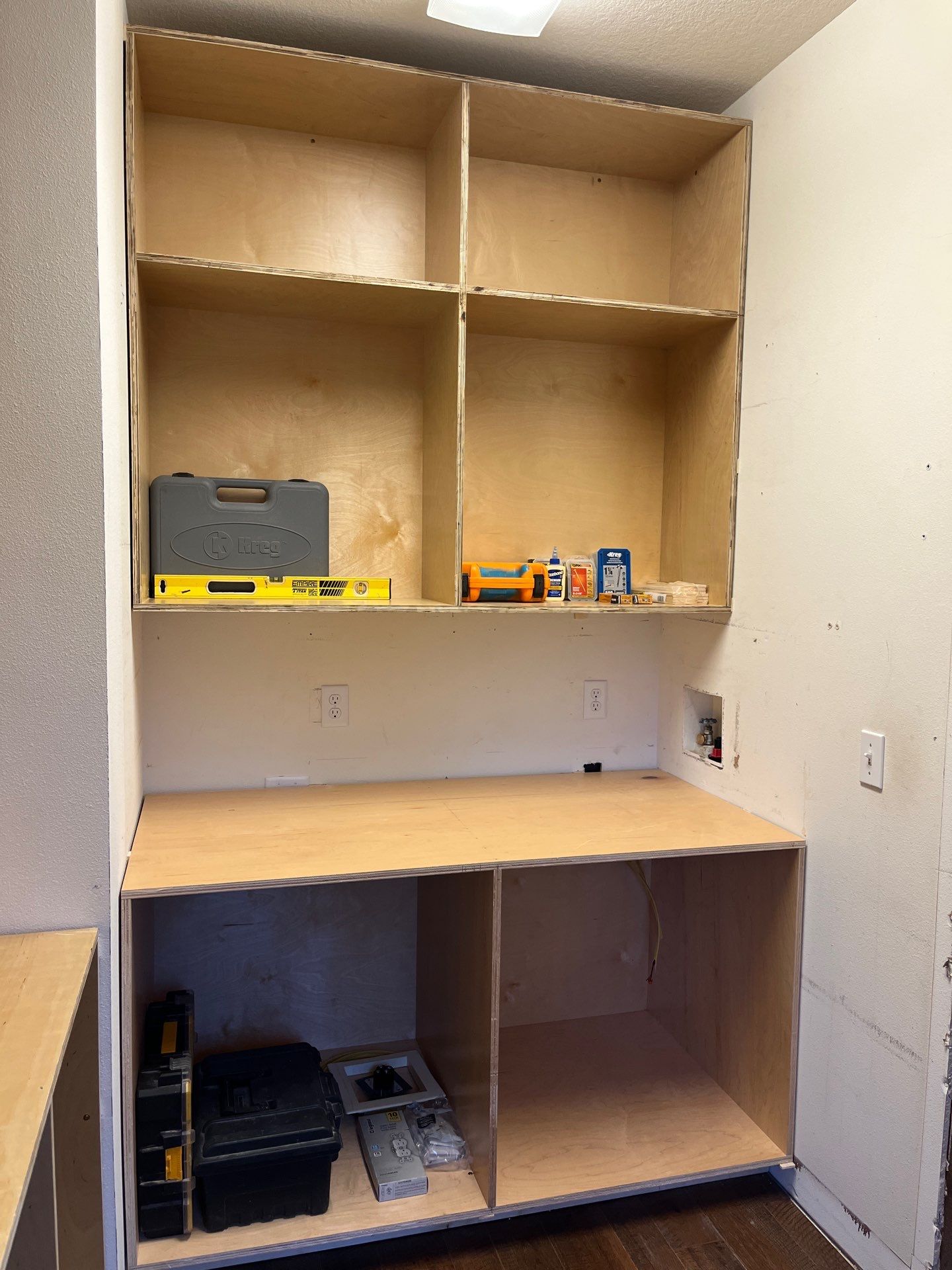 Pantry Built by Cutting edge painting 