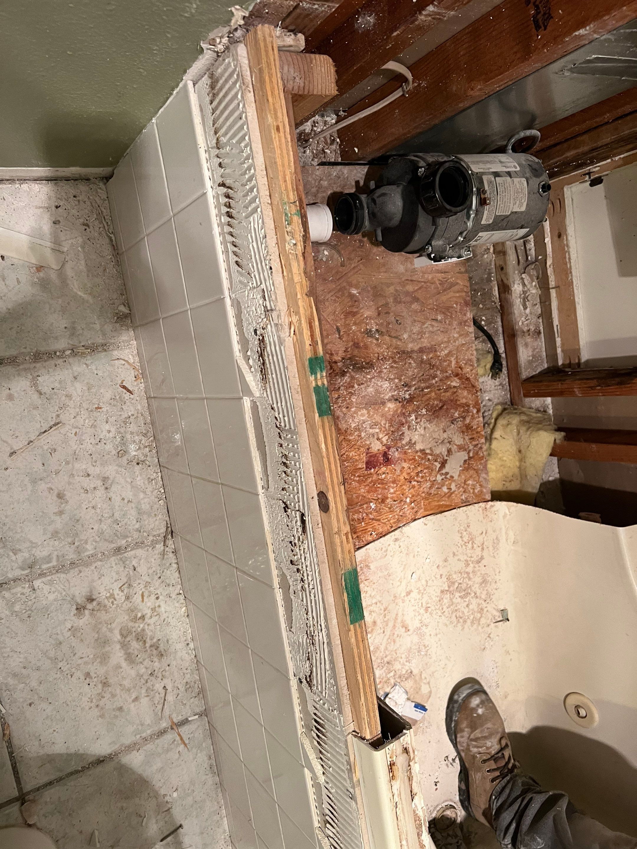 Tub and Shower Remodel by Anza Builders, Inc.