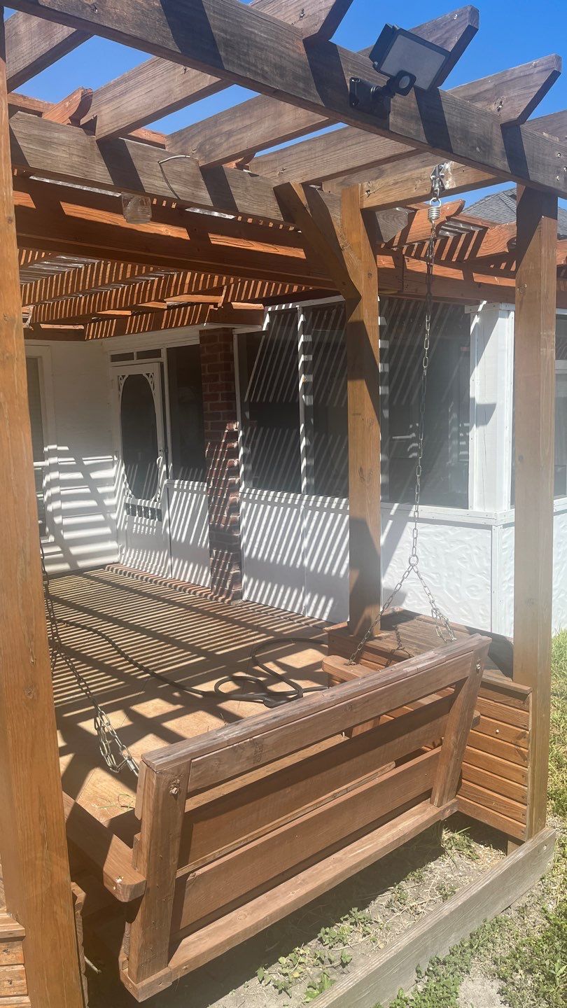 Back Yard Shade by Bayfront Roofing and Construction
