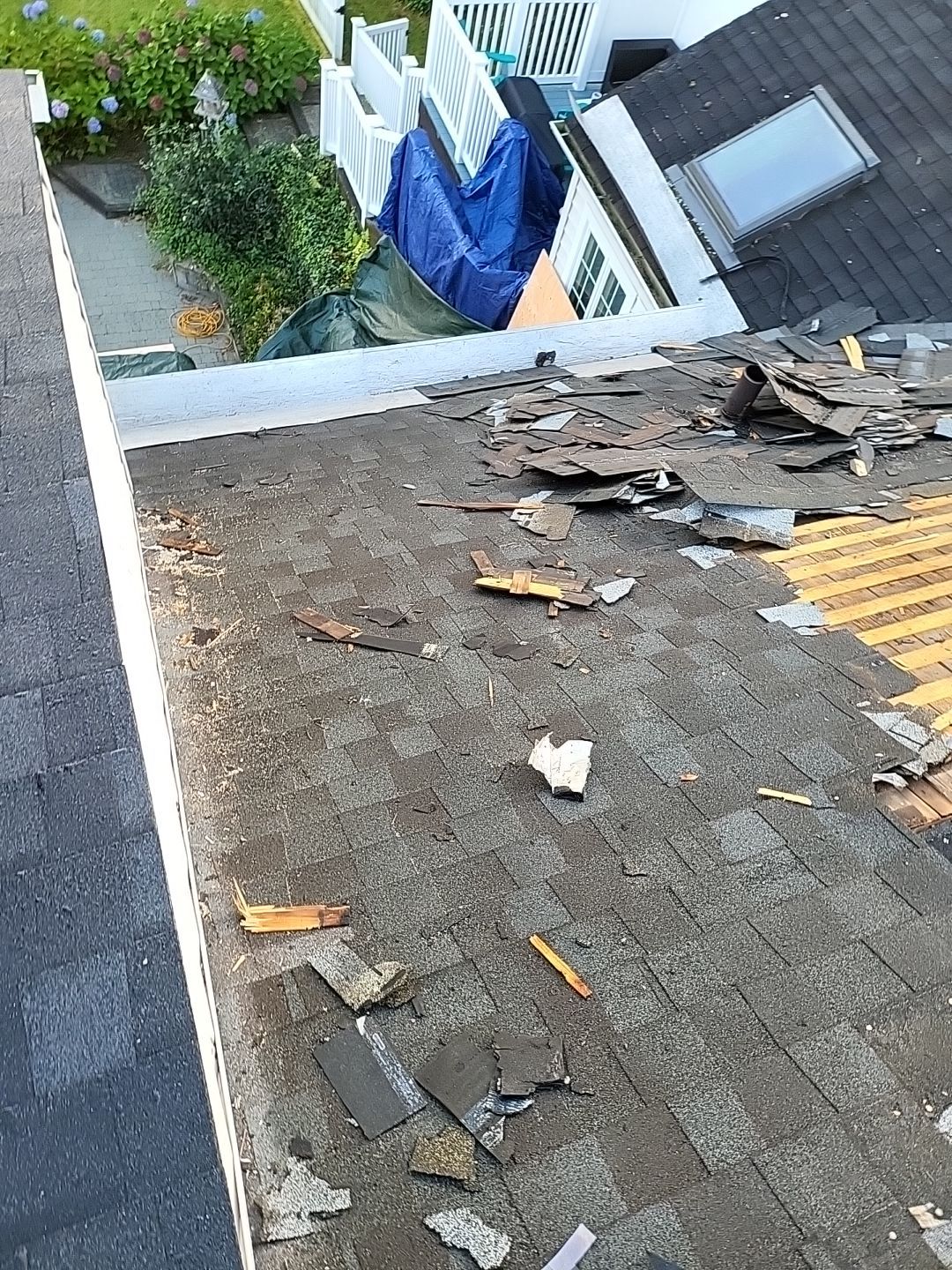 Residential Roofing Installation using Owens Corning Duration Onyx Black by A Plus Exterior