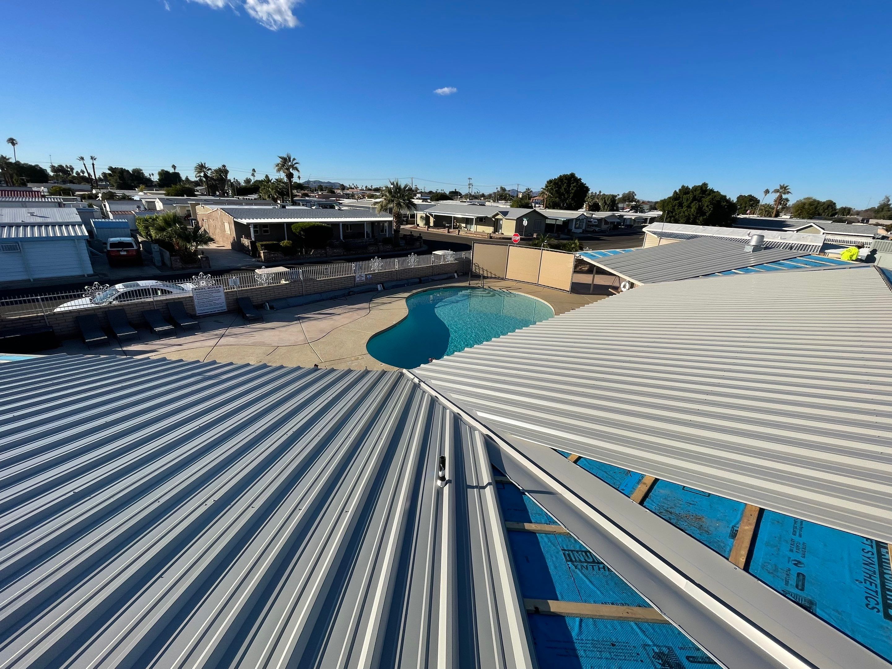Galvalume Exposed Fastener by Reimagine Roofing