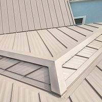 24ga 1" Nail-Strip Buckskin by Total Roofing System The Metal Roof Experts