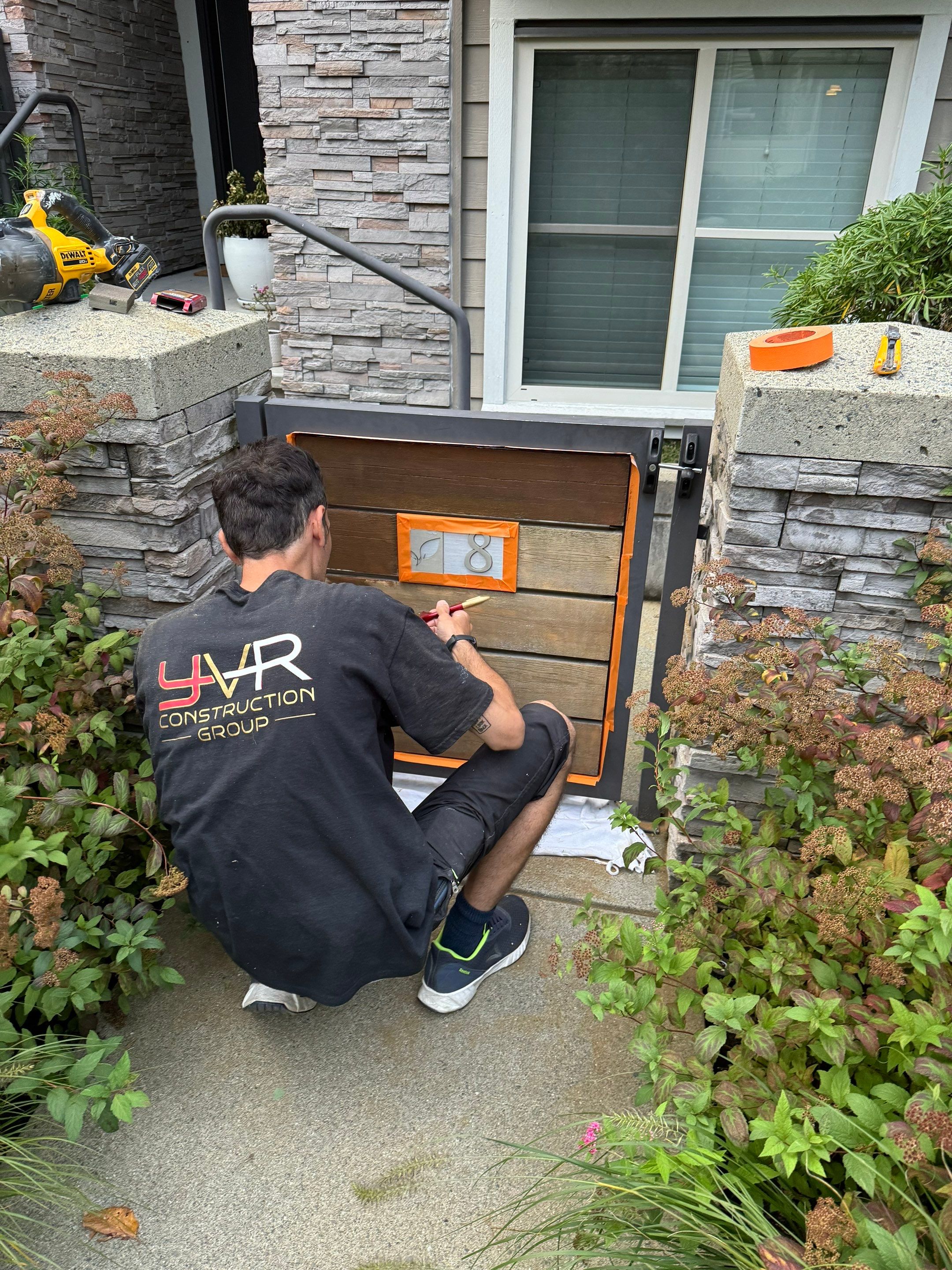 Gate Staining Project by YVR Construction Group