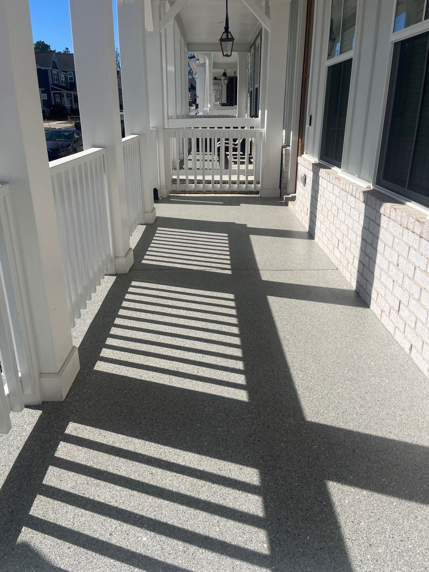 Patio Floor Coating using Quartzite by My Garage Floor Guys