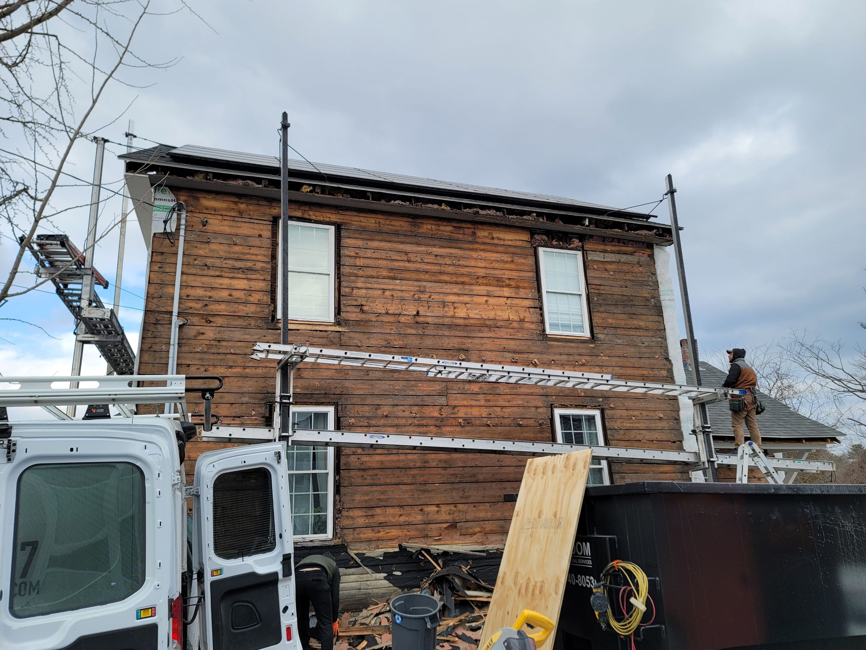 Siding Installation using James Hardie by UBrothers Construction
