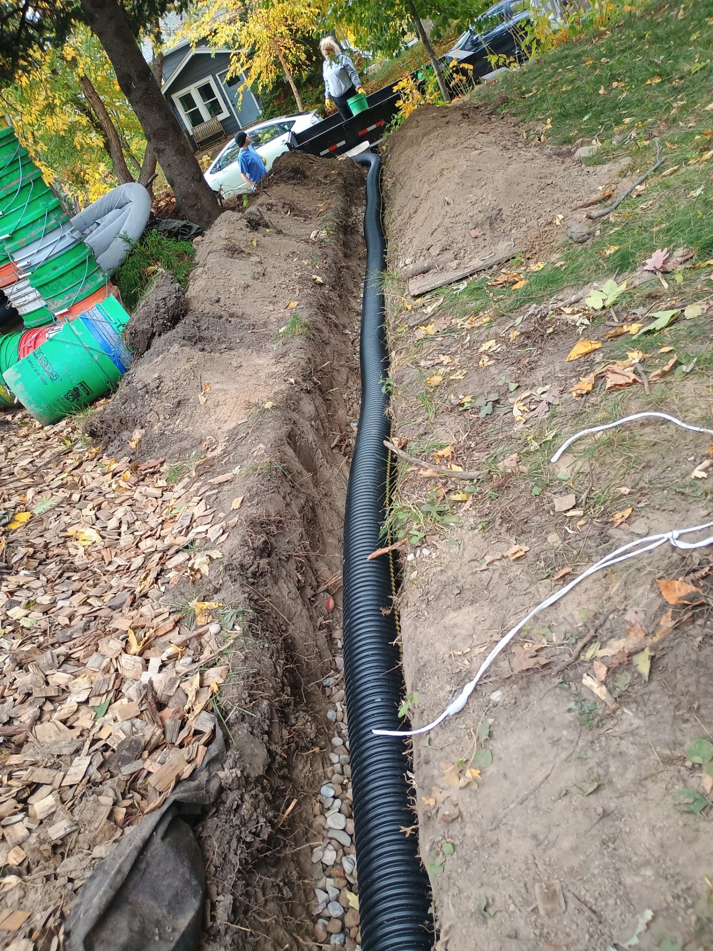 A French Drain for Maya by Waterproofing Northeast