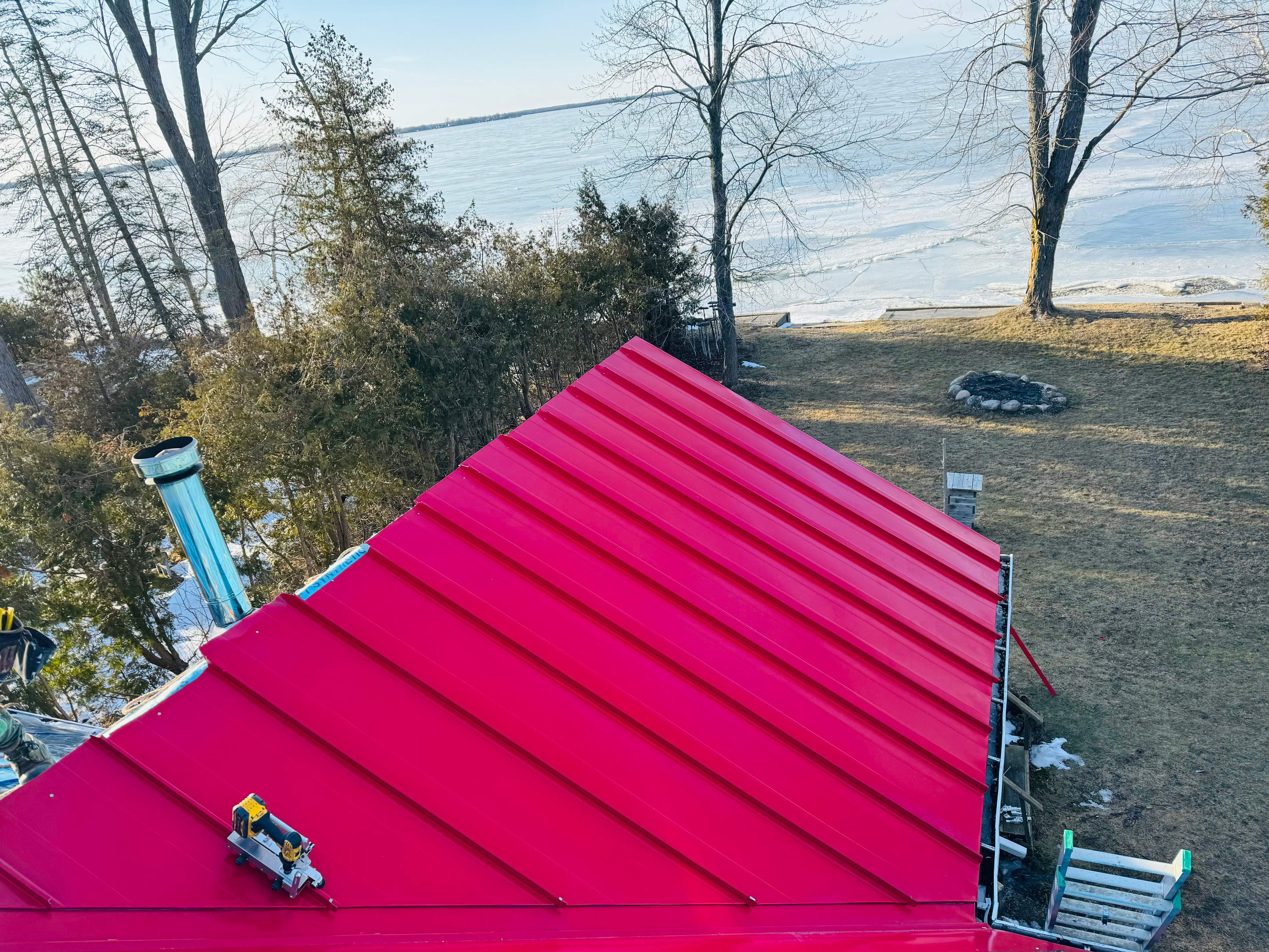 Roof Replacement using 16" Standing Seam Panels by Jay Carter Roofing & Sheet Metal