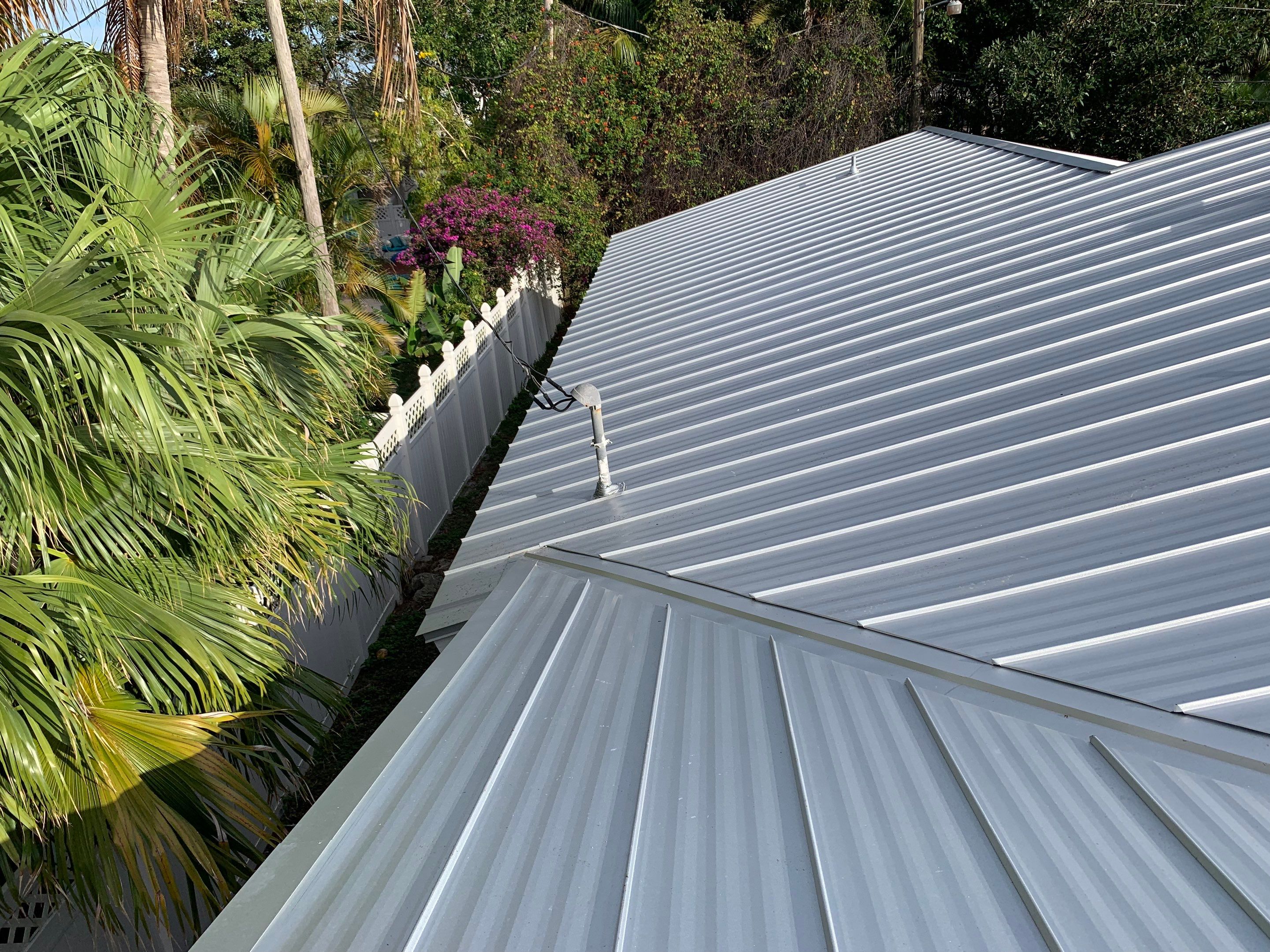 Residential Roofing Installation using 1" Nail strip metal roof by BLUES BROTHERS ROOFING