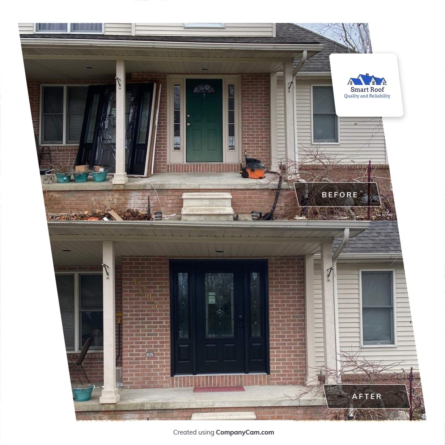 Entry Door using Replace Exterior Door by Smart Roof