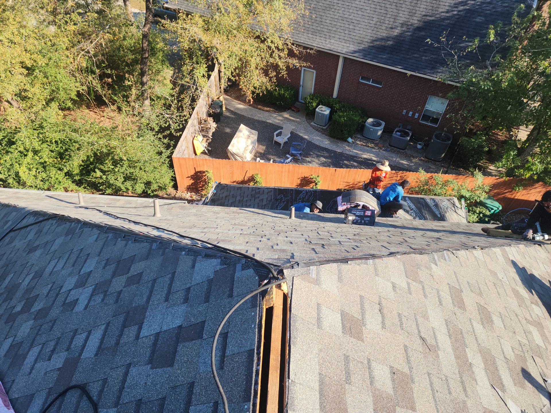 Residential Roofing Installation using Owen's Corning Duration (Lifetime) Shingles by Roof Repair Company