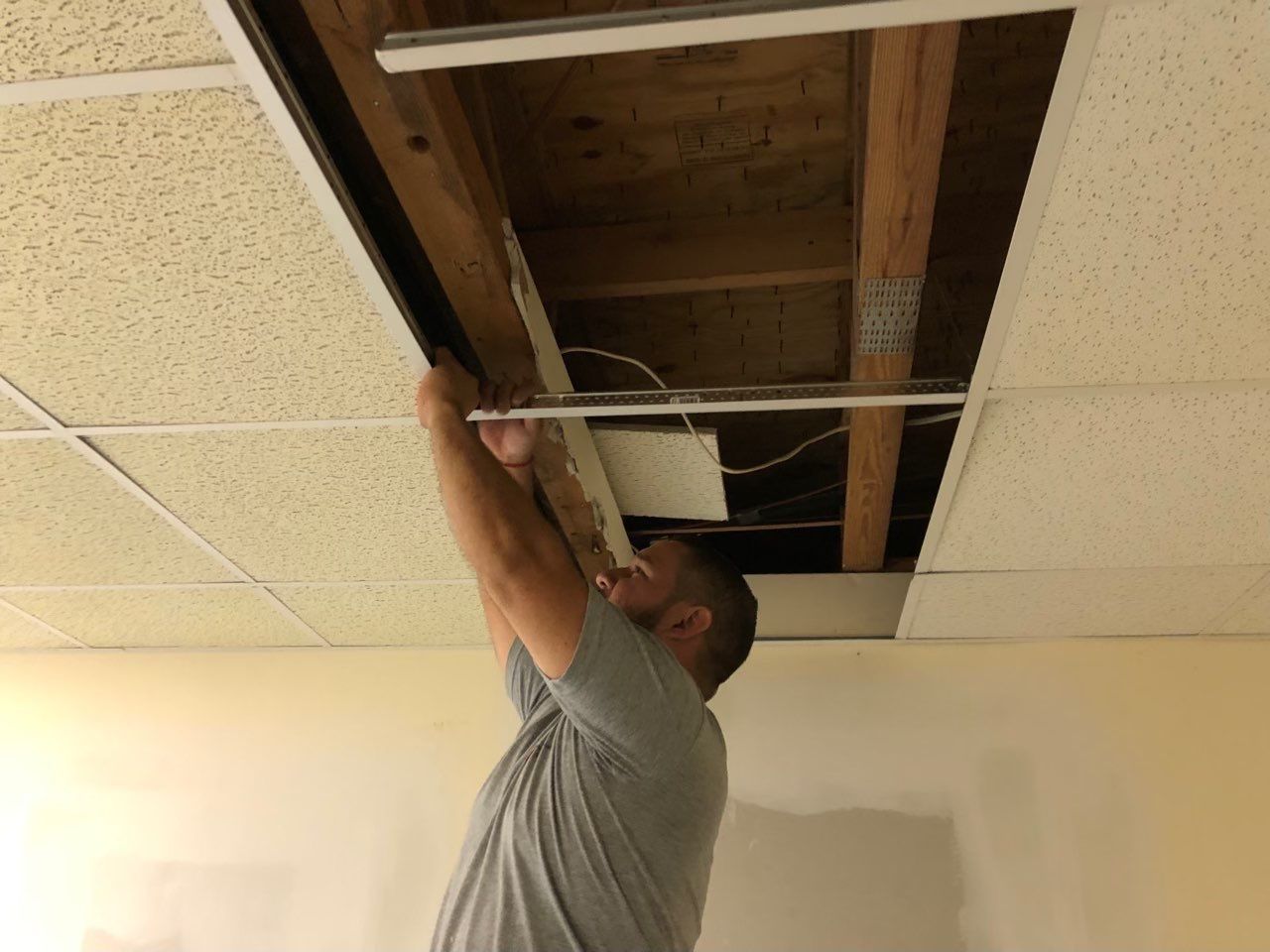 Basement Remodel using Drywall by Home Concepts Construction