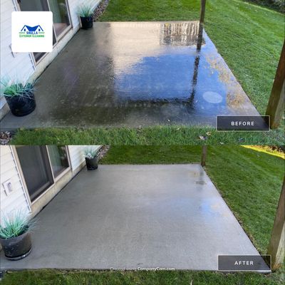 House wash and patio clean