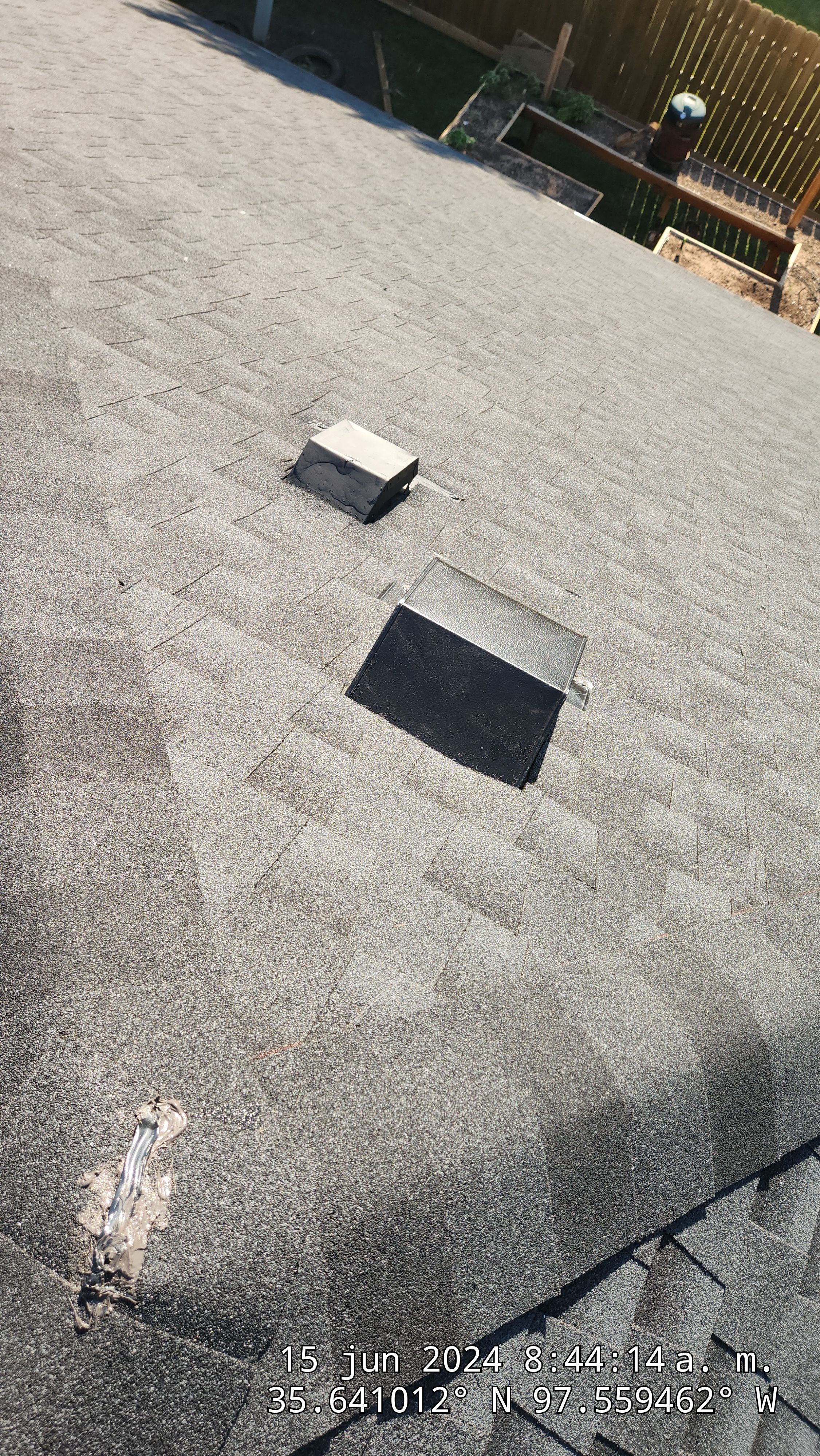 Reroof using GAF HDZ in Charcoal by Castillo Roofing