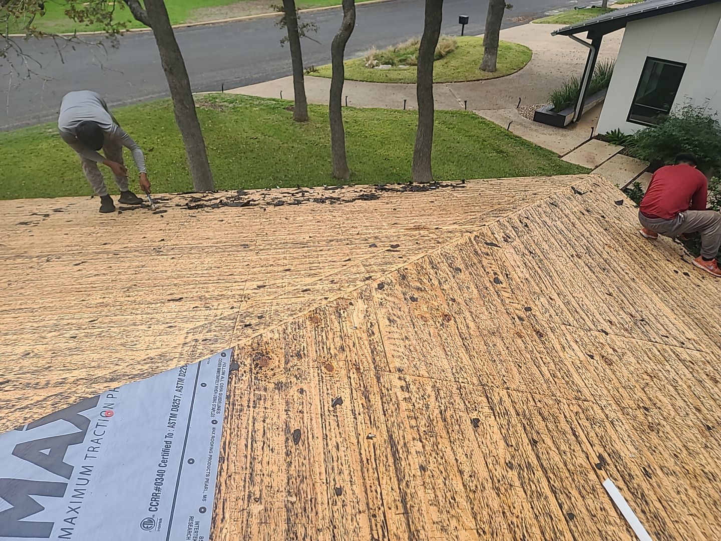 Complete Roofing Replacement With Malarkey Vista Shingles in Fredericksburg by Caliber Restoration LLC