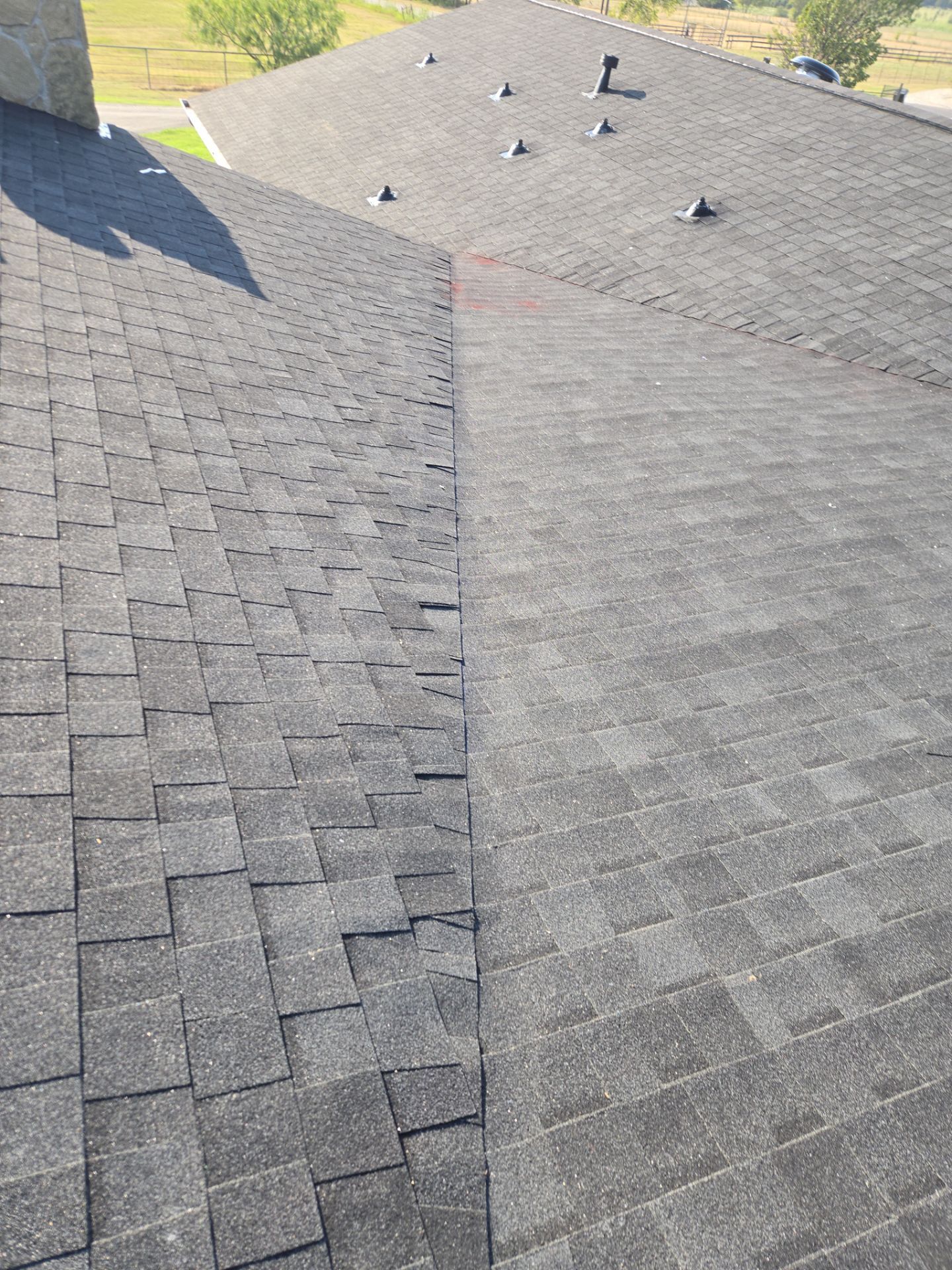 Project in Justin by Lonestar Roofing and Restoration LLC.