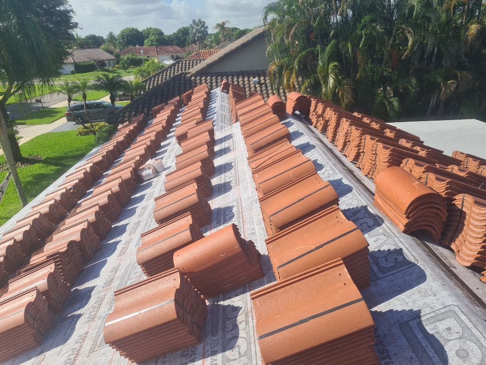 Residential Roofing Installation using Eagle Roofing Tile by BLUES BROTHERS ROOFING