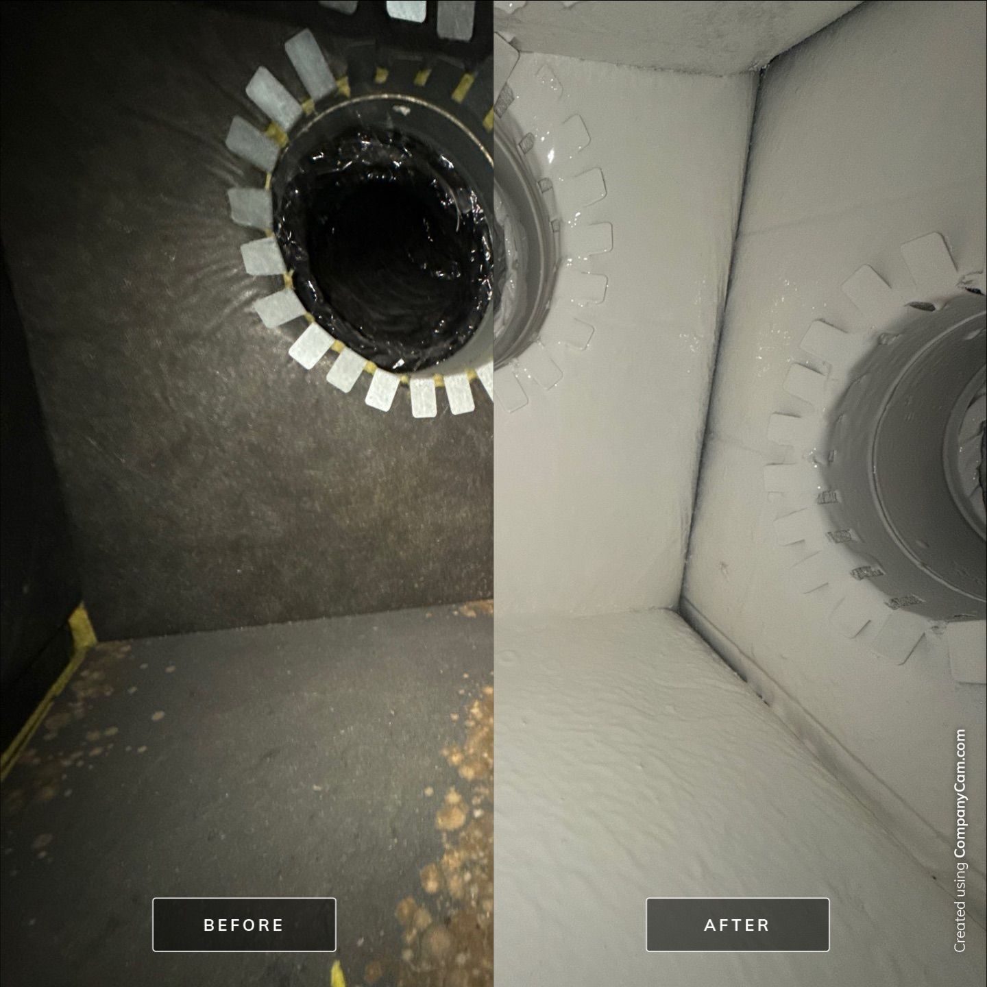 Project in Columbus by Voyager Air Duct Cleaning