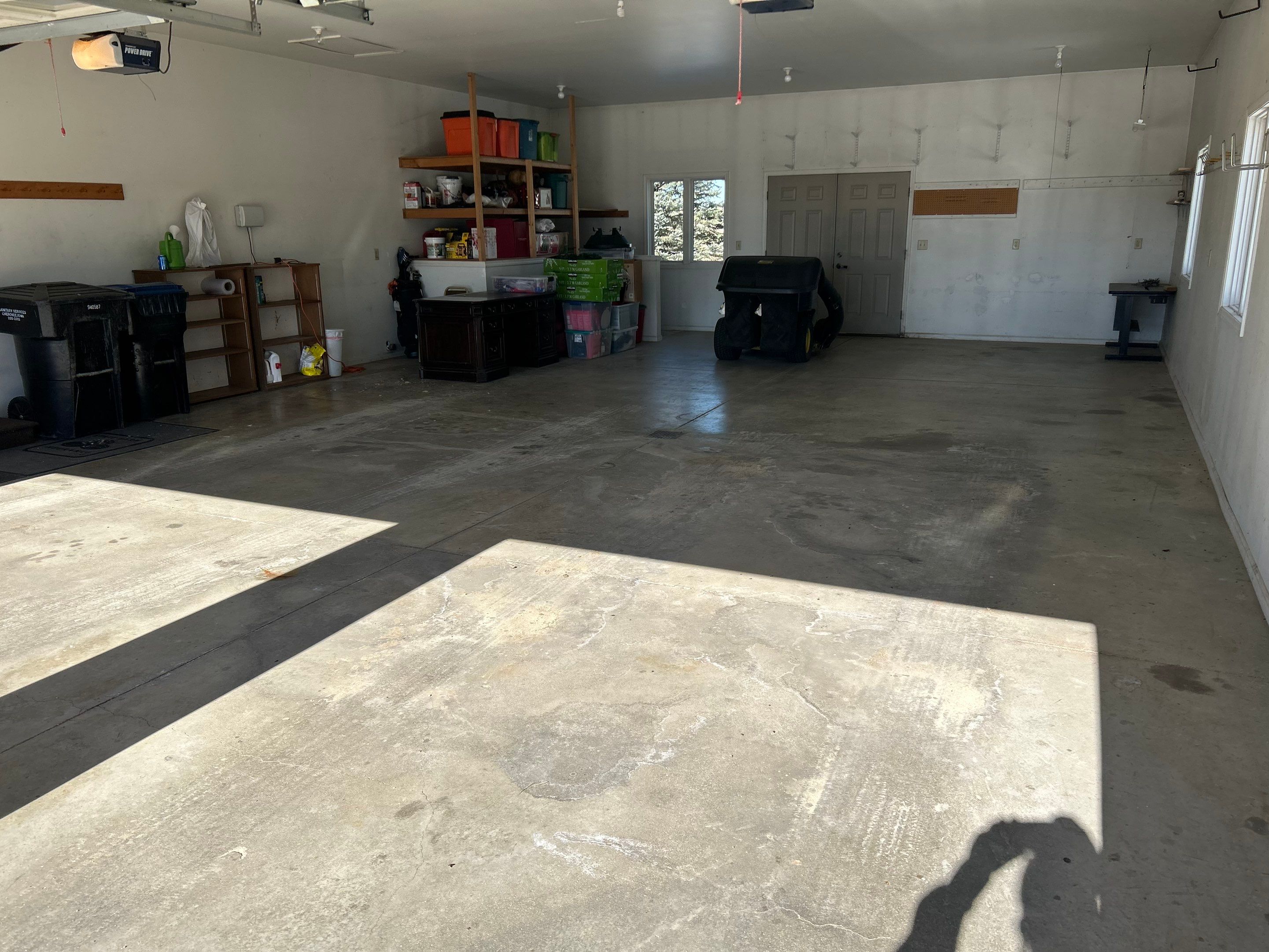 Garage using Slate Stone by Select Painting, Coatings & Garage Cabinets