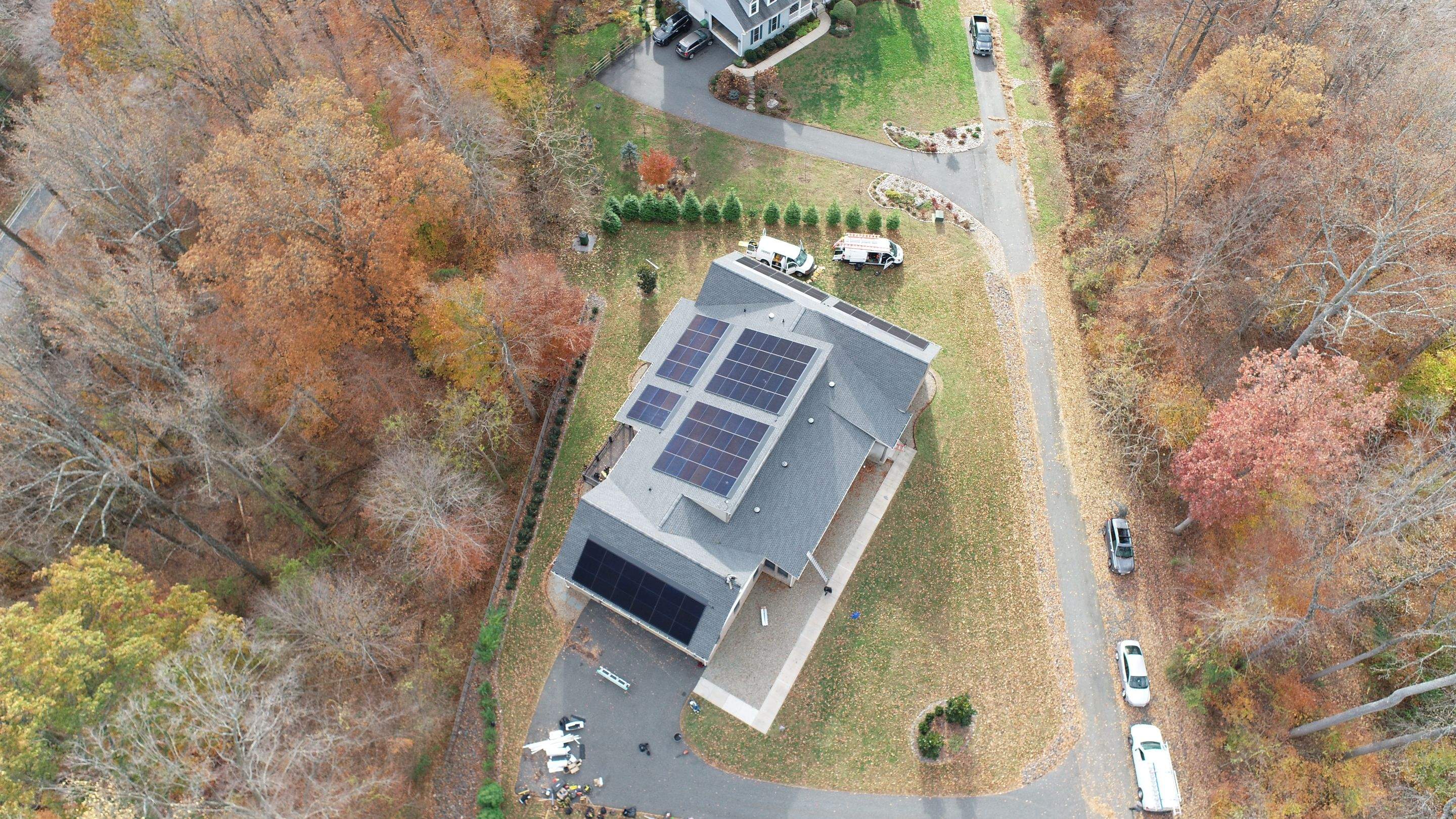 Solar Roof using GAF Decotech integrated panels by American Home Contractors